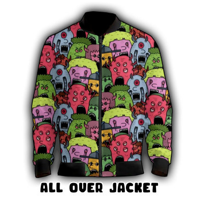 Jungle Syndicate Bomber Jacket - All Over Print -  Free Delivery (Within UK) image