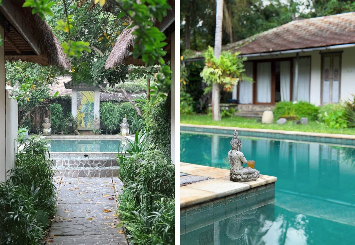 The path to the pool