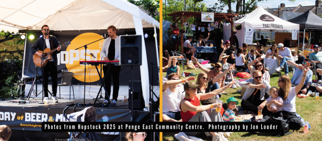 Pictures from Hopstock 2025 at Penge East Community Centre
