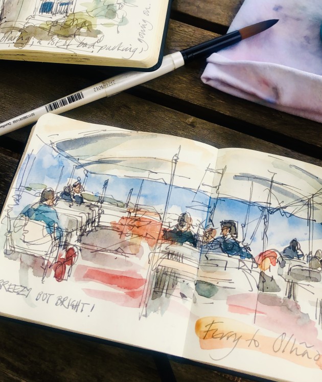 A sketch of Olhao