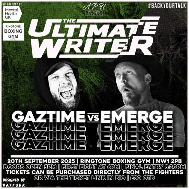 Gaztime vs Emerge MC Fighter Promo Picture