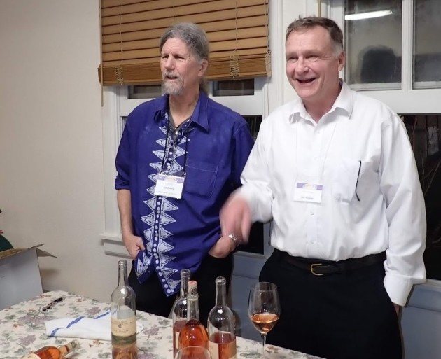 Jeff Emery serving wine