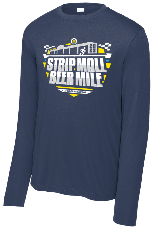 Strip Mall Beer Mile Long Sleeve T-shirt