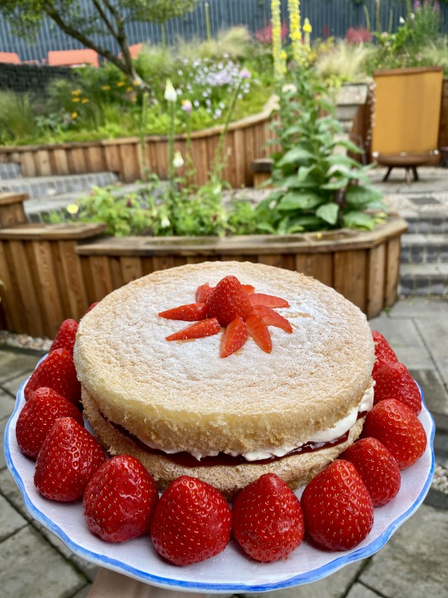 Homebaked cakes and treats served with speciality teas and coffee at our Goat Therapy