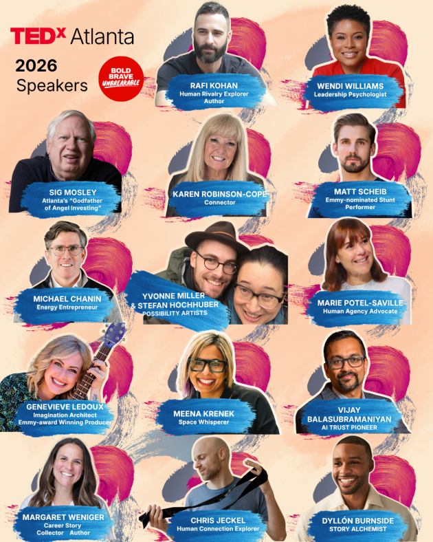 2026 Flagship TEDxAtlanta Speakers