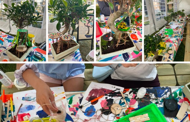 Scenes from the Bonsai Workshop