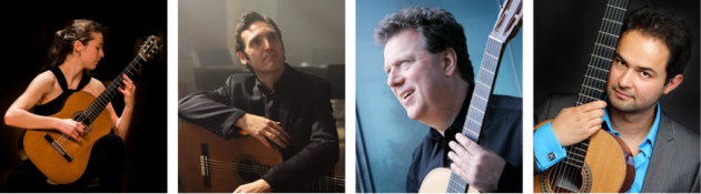 Eva Victoria Schockmel, Giorgio Serci, Tom Kerstens, Francisco Correa - guitarists