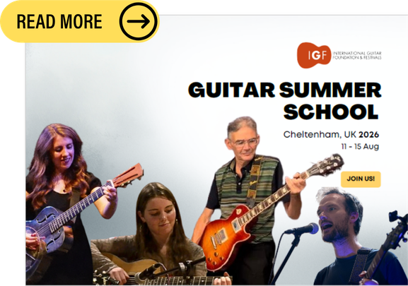 2026 Cheltenham Guitar Summer School - Contemporary Courses Brochure