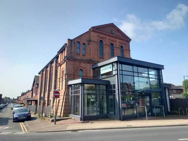 Exterior of Altrincham Baptist Church