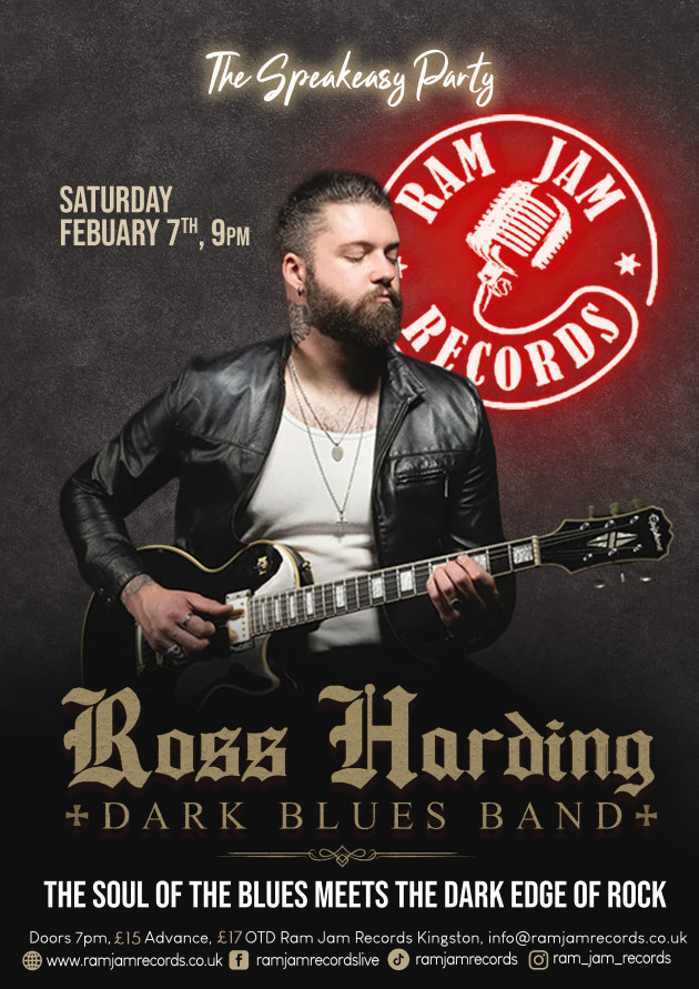 Buy tickets – The Ross Harding Band – Ram Jam Records