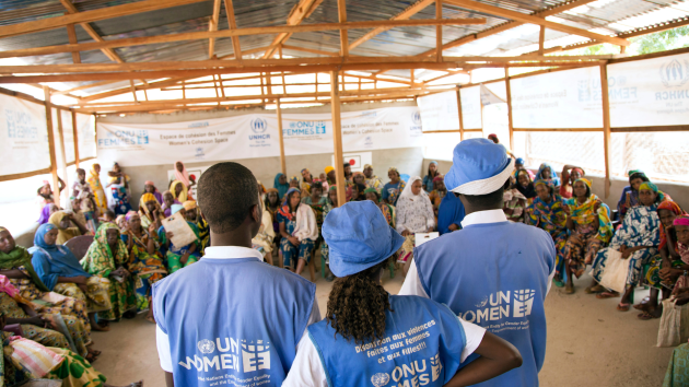UN Women delivering humanitarian support