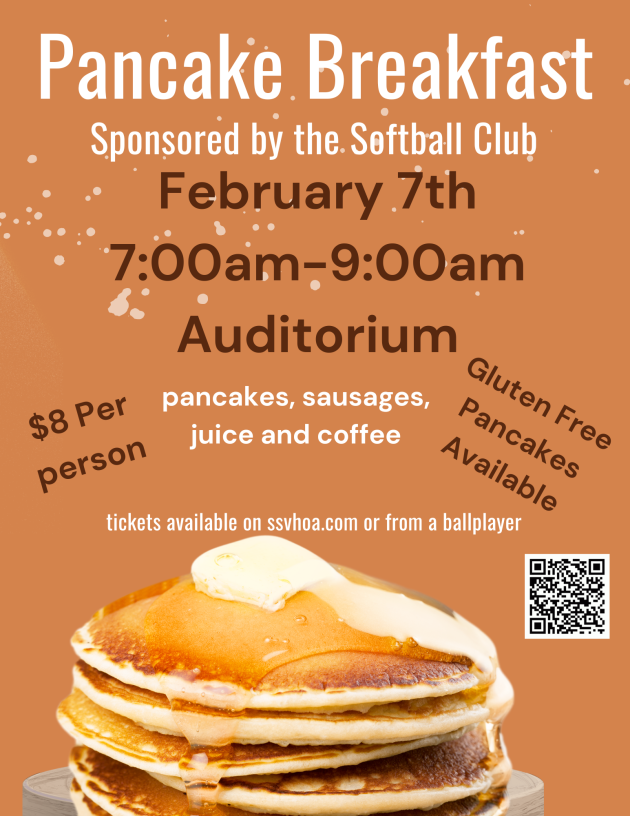 Buy tickets – Pancake Breakfast Sponsored by Softball Club AUD ...