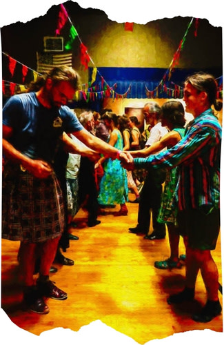 Chain Reaction! Surry Maine Contra Dance Weekend