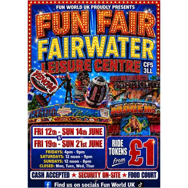 Buy Ride Tokens – Fairwater Summer Fun Fair – Waterhall Rd, Cardiff