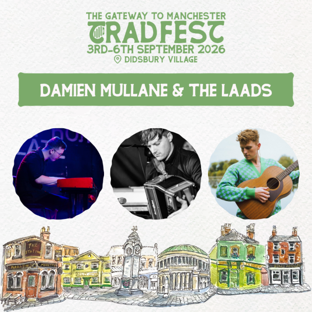 Buy Tickets – Damien Mullane & The Laads – The Parrs Wood