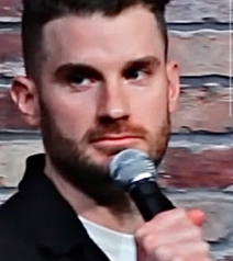 This image contains comedian Gus Young. He will be performing comedy at Artisanal Brew Works Saturday July 11th at 8PM.