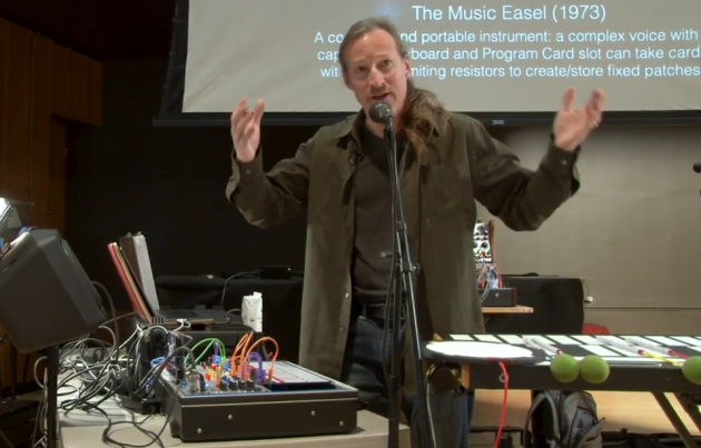 Joel Davel lecturing