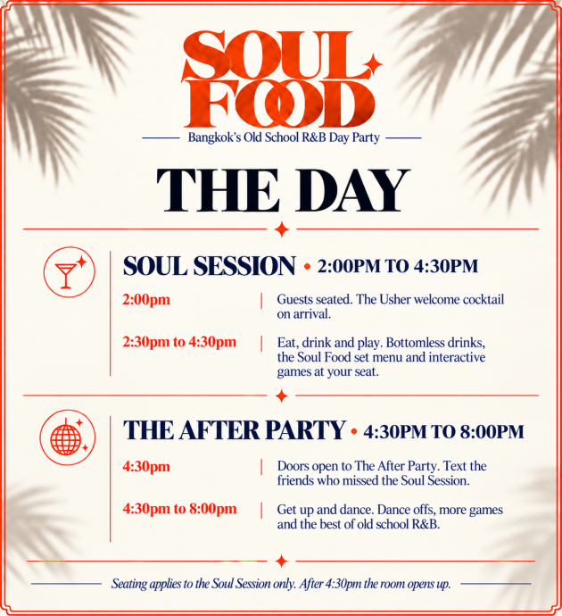 Soul Food The Day schedule