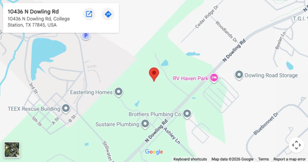 The Woods venue map — open Google Maps