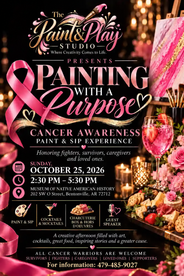 Painting With a Purpose event flyer
