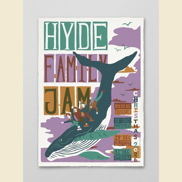 Hyde Family Jam Christmas 2026 poster by Kai West