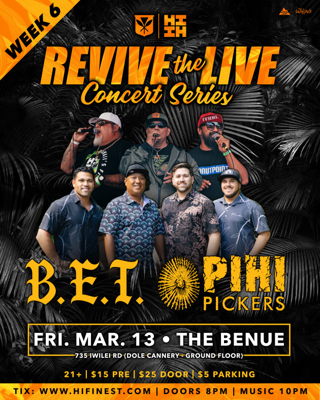 Buy tickets – Revive the Live Concert Series feat. B.E.T. + Opihi