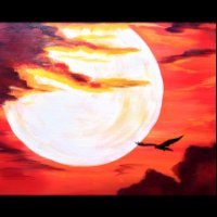 08/28 "Fiery Sunset" 7pm image