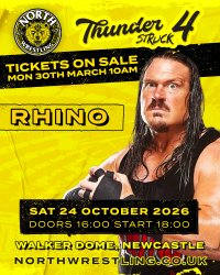 // THUNDERSTRUCK 4 / Pro Wrestling for all the Family in Newcastle! image