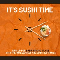 06/25 Sushi Making Class 6PM image