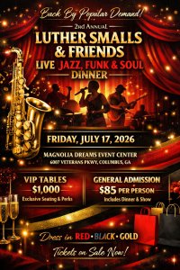 Luther Smalls & Friends: 2nd Annual Live Jazz Concert & Dinner image
