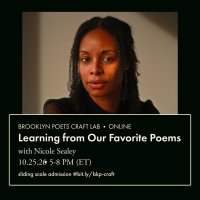 Brooklyn Poets Craft Lab: Learning from Our Favorite Poems with Nicole Sealey image