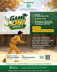 Game On! Charity Cricket Match for TCF-UK image