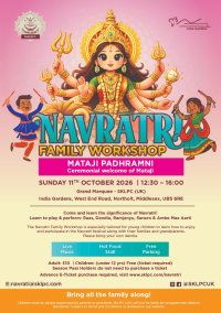 Navratri Family Workshop (Children Free) - Sunday 11th October 2026 (Afternoon) - MATAJI'S PADHRAMNI image