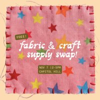 🌈 FREE 🌈 Fabric & Craft Supply Swap image