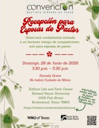 Esposas de Pastor: RECEPCIÓN en CONVENCIÓN image