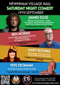 Live Comedy at Newnham Village Hall image