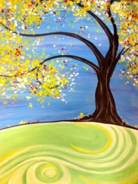 Class | Adult Paint & Sip | Definitely Fall image
