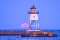 Flowers, Waterfalls & the Full Moon – North Shore Minnesota Photography Workshop image
