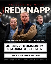 An Evening With Harry Redknapp at Colchester FC image