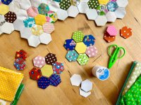 Mosaic Patchwork: Learn English Paper Piecing w/ Sun Bunny Studio image