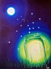 Class | Adult Paint & Sip | Fireflies in a Jar image