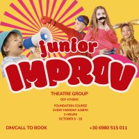 Junior Improv Theatre: 4 Week Improv Course for Young People with Lena Ivros. Mondays at 4:30pm image
