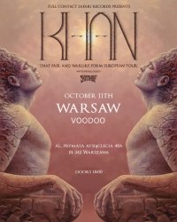 KHAN (AU) - 'That Fair and Warlike Form' European Tour - Warsaw w/ Skin Thief (AU) image