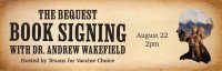 The Bequest: Book Signing with Dr. Andrew Wakefield image