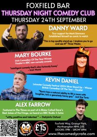 Live Comedy at Foxfield Bar image