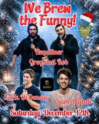 We Brew the Funny!-December 12th Artisanal Brew Works image