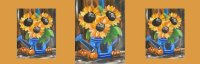 10/25 "Water Can & Sunflowers" 11am image