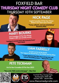 Live Comedy at Foxfield Bar image