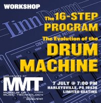 MMT Learning presents The 16-Step Program: The Evolution of the Drum Machine image