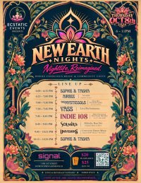 New Earth Nights - Indie 108 on 10/8 image